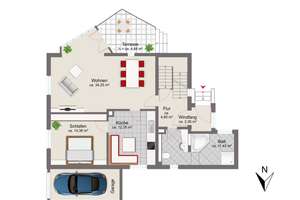 Charmantes Ein-/Zweifamilienhaus mit Gartenoase – Die vollständige Adresse der Immobilie erhältst du vom Anbieter., 80939 Freimann, München – Vorschaubild 16