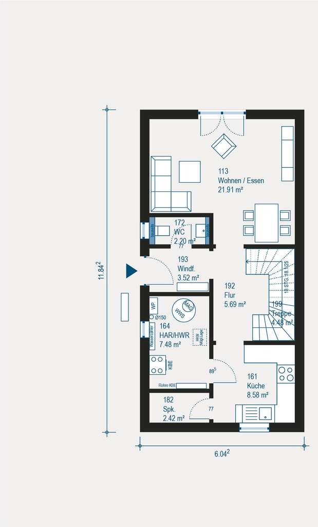 Immobilie in Antdorf - Doppelhaushälfte in Antdorf - Individuell projektiert und mit Premium-Service für Vielbeschäftigte - Bild 1