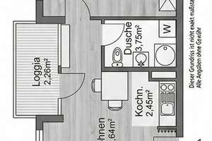 Einziehen & Losleben: Frisch renovierte 2-Zimmer-Wohnung mit Tiefgarage in KA-Oberreut – Woerishofferstraße 12, 76189 Oberreut, Karlsruhe – Vorschaubild 5