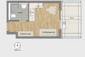Hochwertig möbliertes Neubau-Terrassen-Apartment mit TG-Einzelstellplatz inkl. E-Ladestation – Schleißheimer Straße 433, 80935 Lerchenau-Ost, München – Vorschaubild 11
