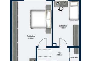 Haus statt Wohnung -
Gemütliches Reihenhaus mit Garten und drei Garagen – Die vollständige Adresse der Immobilie erhältst du vom Anbieter., 38368 Querenhorst – Vorschaubild 13