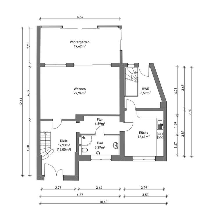 Grundriss Erdgeschoss