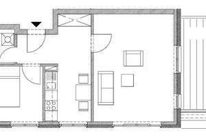 Uninah - Großes 2-Zimmer Apartment mit Einbauküche und Dachterrasse – Artillerieweg 39, 26129 Haarentor, Oldenburg (Oldenburg) – Vorschaubild 8