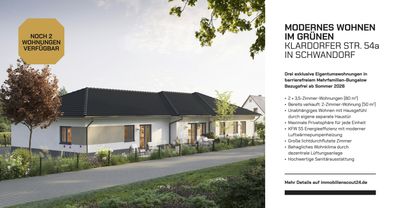 NEUBAU: 3-Zimmer-Wohnung mit Garten