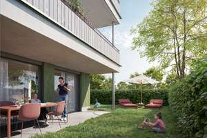 Timber Living - Vielseitiges 1-Zimmer-Apartment mit Garten – St.-Veit-Straße 4, 81673 Josephsburg, München – Vorschaubild 1