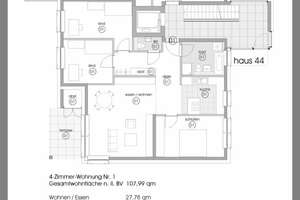 Provisionsfrei* Attraktive 4-Zimmer-Erdgeschosswohnung mit Terrasse – Die vollständige Adresse der Immobilie erhältst du vom Anbieter., 70499 Giebel, Stuttgart – Vorschaubild 15