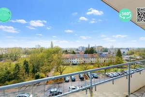Weitblick. Komfort. Stadtleben. – 4-Zimmer-Wohnung mit zwei Balkonen in Karlsruhe-Nordweststadt – Die vollständige Adresse der Immobilie erhältst du vom Anbieter., 76187 Nordweststadt, Karlsruhe – Vorschaubild 1