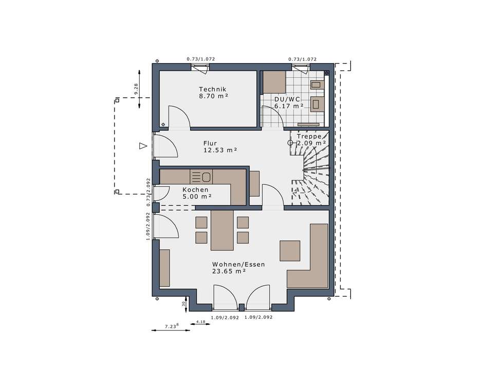 Grundriss Erdgeschoss