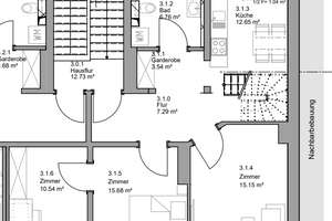In der List-Traumhafte,kernsanierte DG-Wohnung mit ausgebauten Dachoden – Immengarten 8, 30177 List, Hannover – Vorschaubild 13
