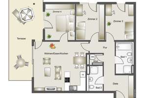 Seltenheit in Düsseldorf Derendorf! 
4 Zimmer, 300m² Garten, sicheres Familienumfeld & Tiefgarage – Die vollständige Adresse der Immobilie erhältst du vom Anbieter., 40476 Derendorf, Düsseldorf – Vorschaubild 26