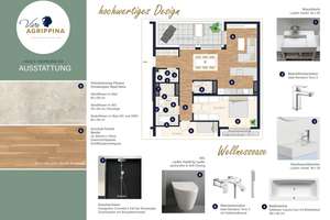 Viva Agrippina: Stilvolles Penthouse mit Dachterrasse, 3-Zimmer, 92,48 m² – Riehler Straße 88, 50668 Neustadt/Nord, Köln – Vorschaubild 3