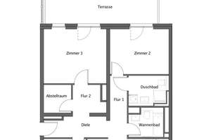 EG 4-Zimmer-Familienwohnung mit Terrasse – Landsberger Allee 319, 13055 Alt-Hohenschönhausen, Berlin – Vorschaubild 2