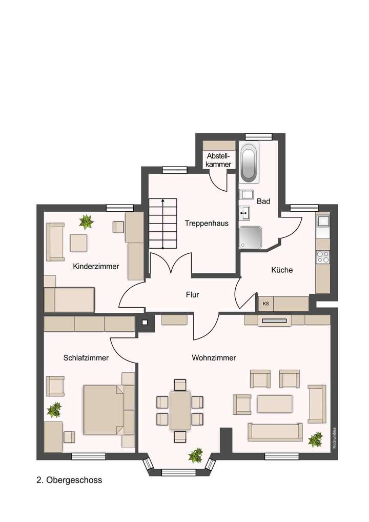 2. Obergeschoss (2RW)