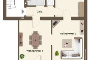Eller: Altbau mit Charme – Mehrfamilienhaus mit 3 Wohneinheiten und Entwicklungspotenzial! – 40229 Eller, Düsseldorf – Vorschaubild 31