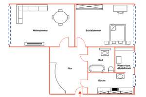 Charmante 2-Zimmer-Wohnung in ruhiger Lage am Eilbekkanal HH – Die vollständige Adresse der Immobilie erhältst du vom Anbieter., 22089 Eilbek, Hamburg – Vorschaubild 11