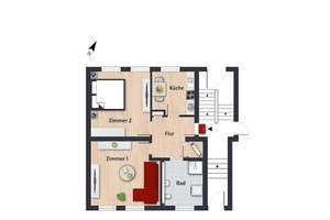 Helle Erdgeschosswohnung mit Tageslichtbad und Dusche // EG links – Friedrich-Ebert-Str. 13, 38440 Schillerteich, Wolfsburg – Vorschaubild 5