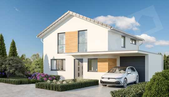 Bild von Inkl. Baugrundstück Baufi ab 0,28% Zinsen*KfW300*inkl. Vollkeller und Balkon