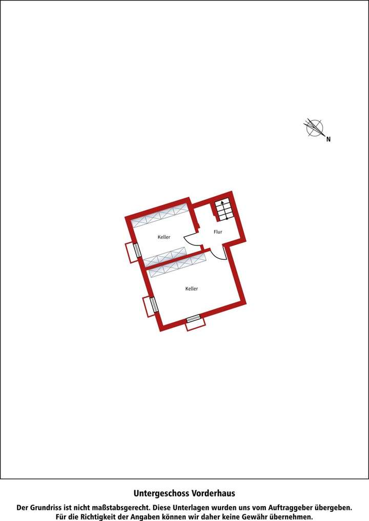 Kellergeschoss Vorderhaus
