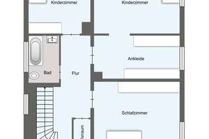 Familienhaus in Leipzig-Grünau mit Photovoltaik, Sauna und weiteren Extras! – Die vollständige Adresse der Immobilie erhältst du vom Anbieter., 4207 Grünau-Siedlung, Leipzig – Vorschaubild 13