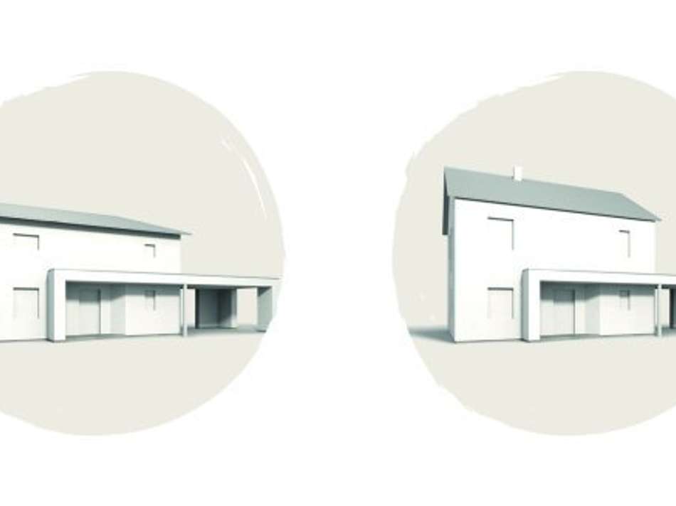 Modernes Architekturkonzept