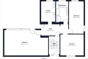 Solides 2‑Parteienhaus in Schandelah, 167m² Wohnfläche, Keller, 2 Garagen, zeitlose Klinkerfassade – Die vollständige Adresse der Immobilie erhältst du vom Anbieter., 38162 Cremlingen – Vorschaubild 9