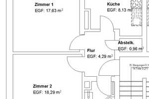 Schnuckelige 2-Raumwohnung mit Loggia! – Karolinenstraße 20, 34127 Kassel – Vorschaubild 2