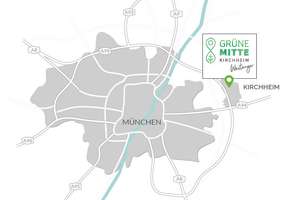 Real geteiltes 4-Zi-RMH mit 2 Terrassen und exklusiver Dachterrasse in Süd-West-Ausrichtung  – Schmetterlingstr. 6a,6b,8a,8b,, 85551 Kirchheim bei München – Vorschaubild 5
