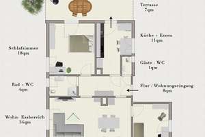 BEFRISTET- Helle 3-Zimmer-EG-Wohnung mit großer Terrasse & neuer Einbauküche in Stuttgart-Gablenberg – Albert-Schäffle-Straße 53, 70186 Gablenberg, Stuttgart – Vorschaubild 21