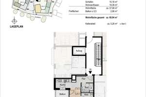 Erstbezug! 2-Zimmer mit Balkon – Die vollständige Adresse der Immobilie erhältst du vom Anbieter., 81673 Josephsburg, München – Vorschaubild 7
