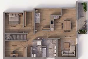 A+ Dachgeschosswohnung mit sonnigem Balkon in Top Lage – Die vollständige Adresse der Immobilie erhältst du vom Anbieter., 80999 Untermenzing, München – Vorschaubild 8