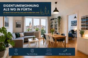 Provisionsfrei / Kapitalanlage in Fürth – Sofort Cashflow + massive Steuervorteile nutzen – Die vollständige Adresse der Immobilie erhältst du vom Anbieter., 90762 Stadtpark, Stadtgrenze, Fürth – Vorschaubild 1