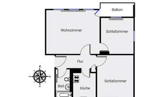 Wohnung mit Balkon in ruhigem Wohnquartier: Auf Wunsch mit Stellplatz! – Hans-Geiger-Str. 15, 91052 Rathenau, Erlangen – Vorschaubild 15