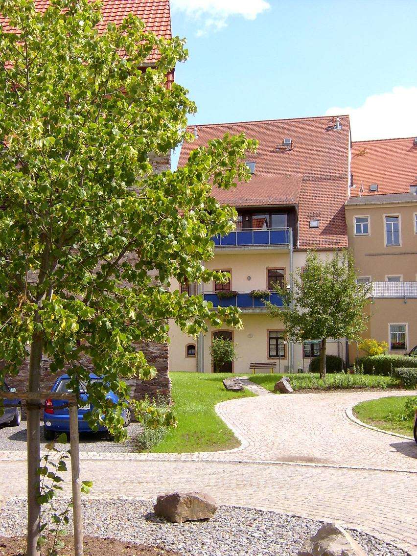 Hausansicht Garten