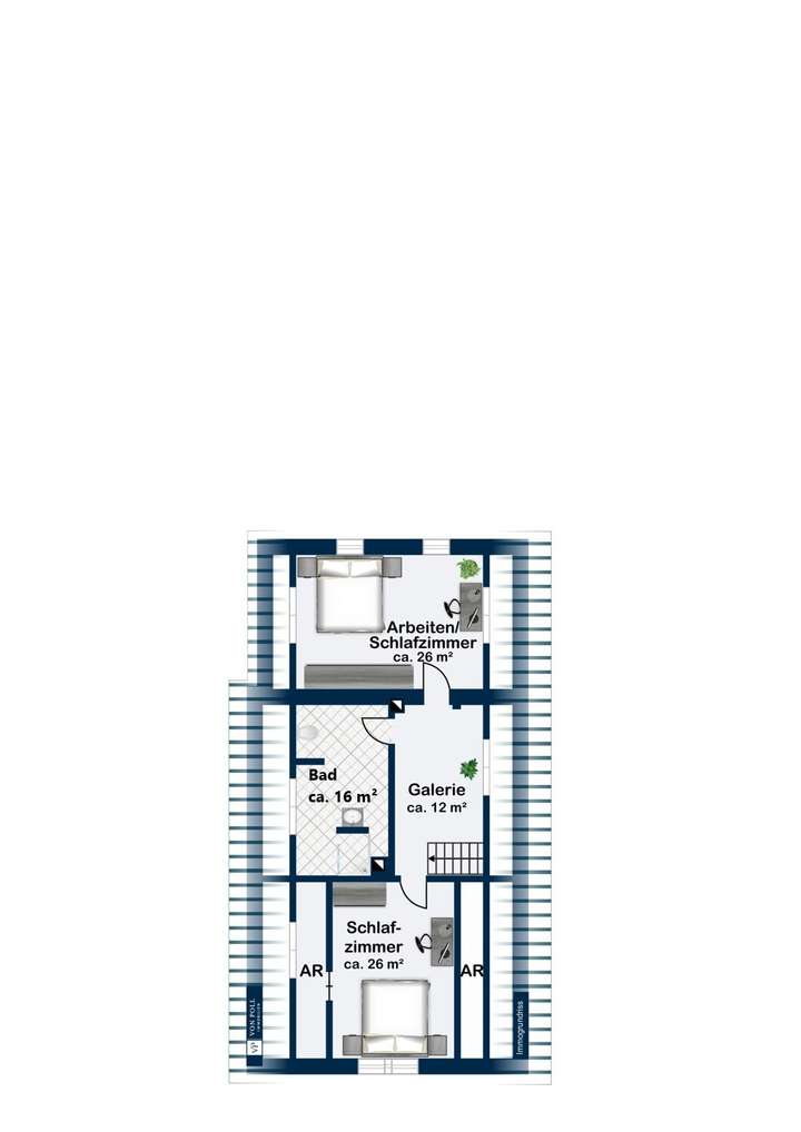 Obergeschoss Haupthaus