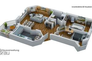 Gut geschnittene 3-Zimmer-Wohnung im 2. OG mit schönem Balkon in sehr gepflegter grüner Wohnanlage – Herzog-Ferdinand-Straße 13, 85456 Wartenberg – Vorschaubild 14