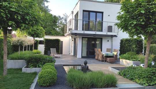 Bild von Modernes Bauhaus in Hamburg-Sasel