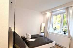 Möblierte 3-Zimmer-Wohnung inkl. Strom, Gas Internet: Erstbezug nach Sanierung mit Einbauküche – Kirchfeldstraße 127, 40215 Düsseldorf – Vorschaubild 7