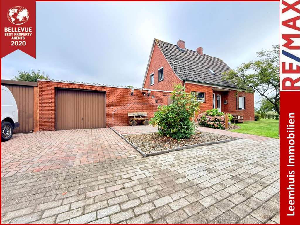 Immobilie in Jemgum - * Ruhige Lage * Kamin * 2 Garagen * Unglaubliche Weitsicht * Heizung von 2023 * Top Raumaufteilung * - Bild 0