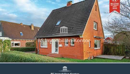 Bild von ** RESERVIERT **Nähe Greetsiel! Gemütliches, gepflegtes Einfamilienhaus mit freien Blick über Wiesen