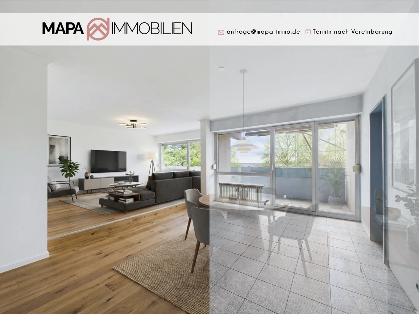 Helle 4,5-Zimmer-Eigentumswohnung mit großzügigem Balkon, Karlsruhe Kreis – Bild 1