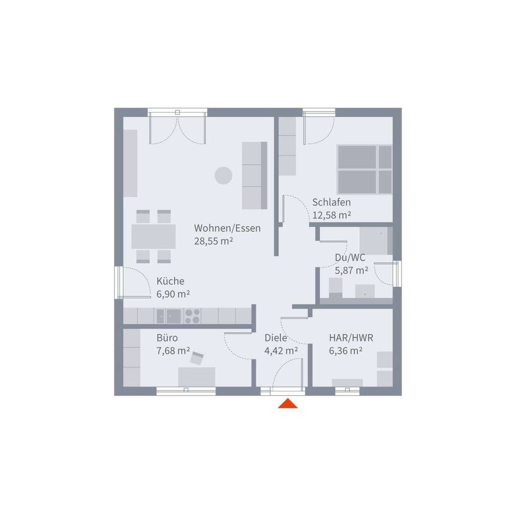 Immobilie in Ranstadt - TRAUMHAUS AUF IHREM GRUNSTÜCK, EINZUGSFERTIG.KOMPAKTES WOHNEN MIT STIL UND FUNKTIONALITÄT - Bild 3