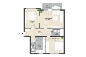 Bezugsfreie 3-Zi.-ETW mit großem Südost-Balkon, Garage & ruhiger Lage – Die vollständige Adresse der Immobilie erhältst du vom Anbieter., 65195 Nordost, Wiesbaden – Vorschaubild 15