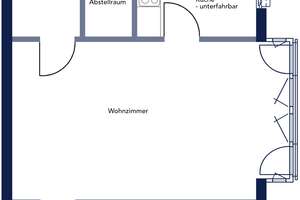 Rollstuhlgerechte 2 Raumwohnung mit ebenerdiger Dusche & EBK – Heinrich-Schütz-Str. 58, 9130 Sonnenberg, Chemnitz – Vorschaubild 8