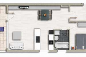 Moderne 2 Zimmer Wohnung – Hegelstraße 36/1, 73431 östliche Bahnlinie, Aalen – Vorschaubild 6