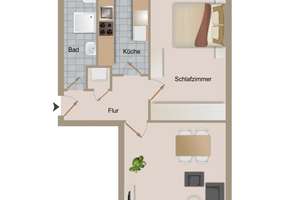 Bezugsfreie Citywohnung mit traumhaftem Blick auf den Heinrich-von-Kleistpark - kein Aufzug – Die vollständige Adresse der Immobilie erhältst du vom Anbieter., 10783 Schöneberg, Berlin – Vorschaubild 8