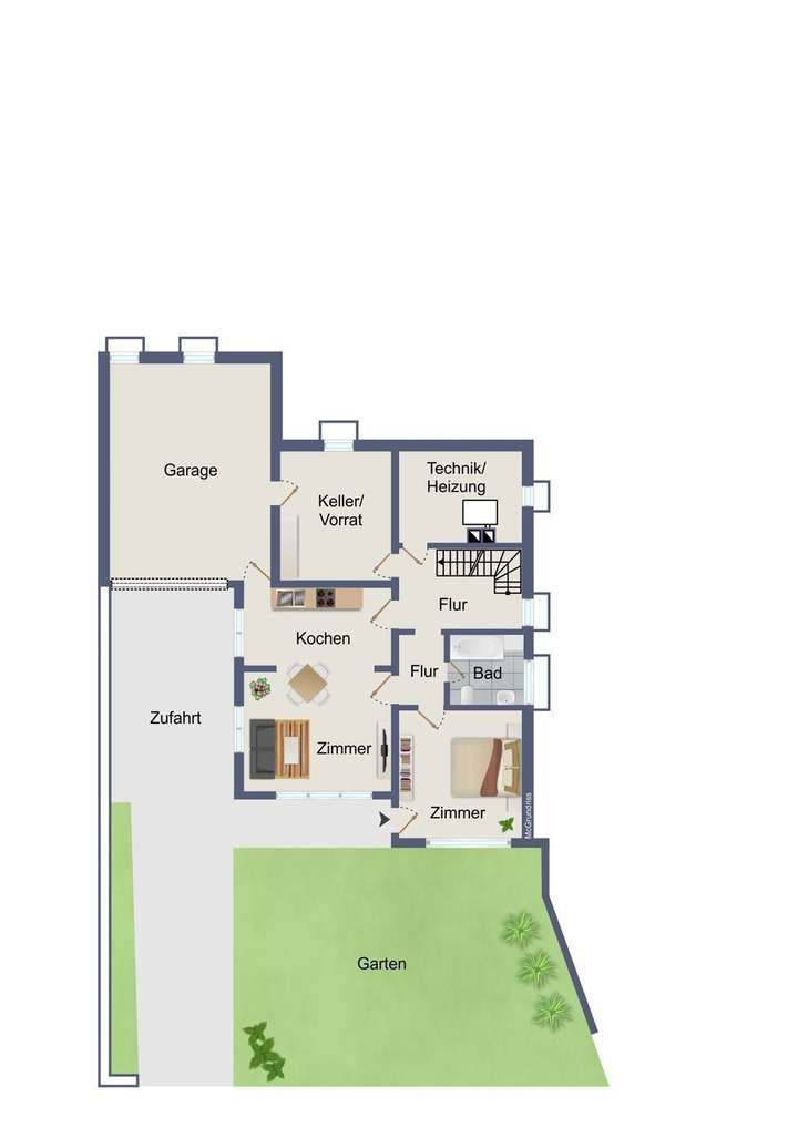 Grundriss Untergeschoss