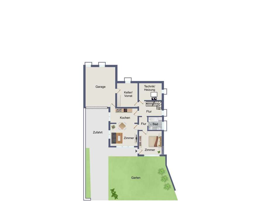 Grundriss Untergeschoss