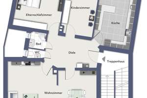 Großzügige Altbauwohnung im beliebten Hansaviertel – Die vollständige Adresse der Immobilie erhältst du vom Anbieter., 48145 Hansaplatz, Münster – Vorschaubild 12