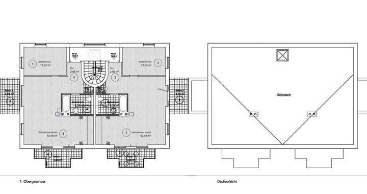 OBERGESCHOSS - DACHAUFSICHT