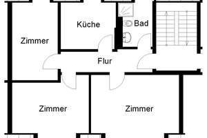 Willkommen Zuhause: frisch renovierte 3-Zimmer-Wohnung mit Ausblick! – Dr.-Eckener-Str. 6, 49080 Kalkhügel, Osnabrück – Vorschaubild 2